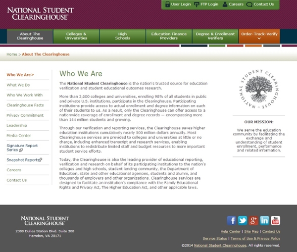 Screenshot of NSCH Homepage and Link to Their Site