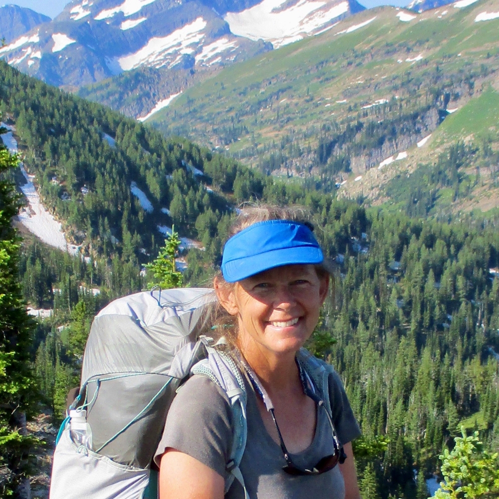 Andrea Stephens hiking