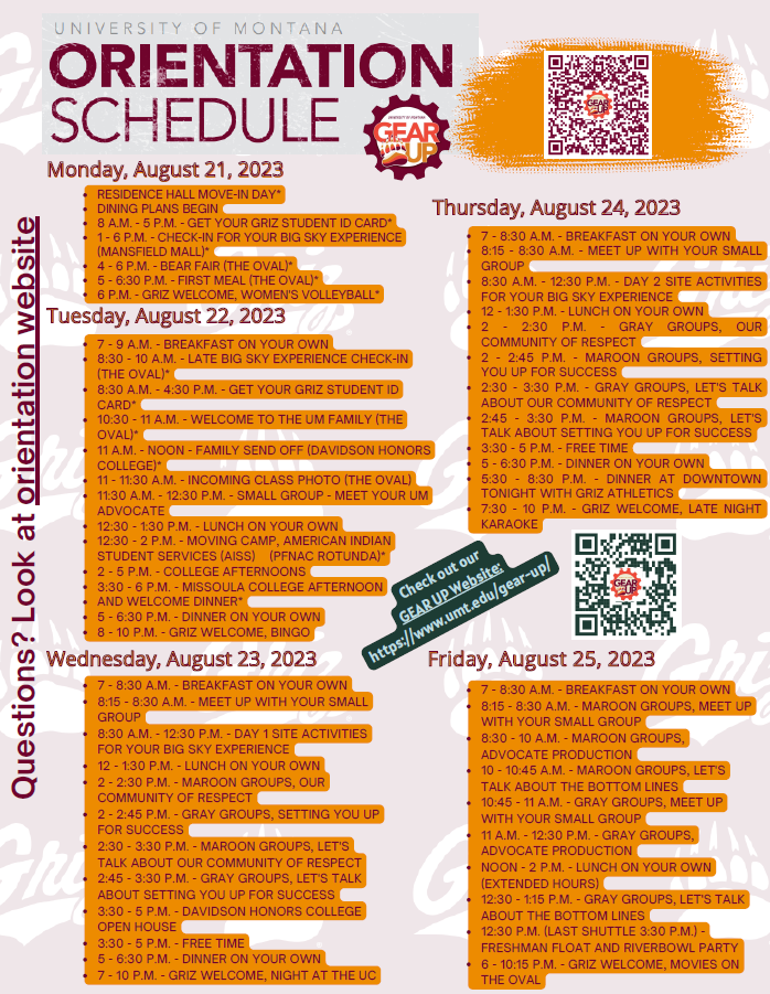 fall 23 orientation schedule