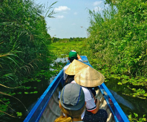 Boat ride in Vietnam