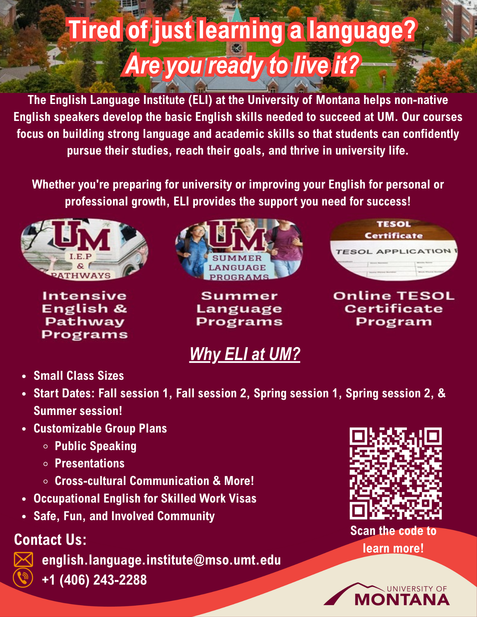 an image of the english version of the ELI program flier