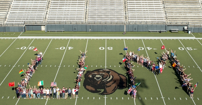 International Students on the Washington-Grizzly Field