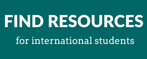 Find Resources for international students