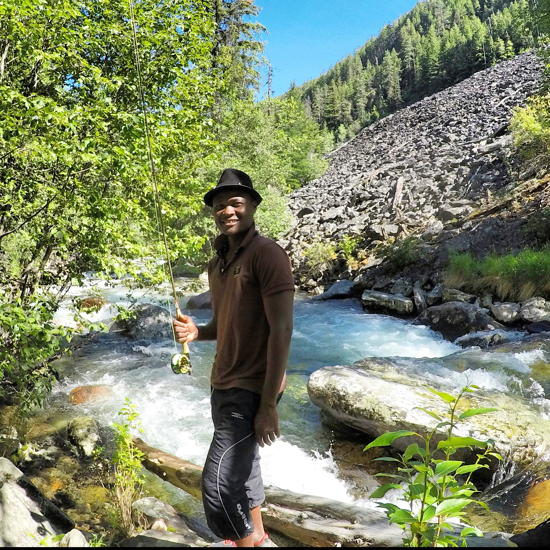 International Student fishing 