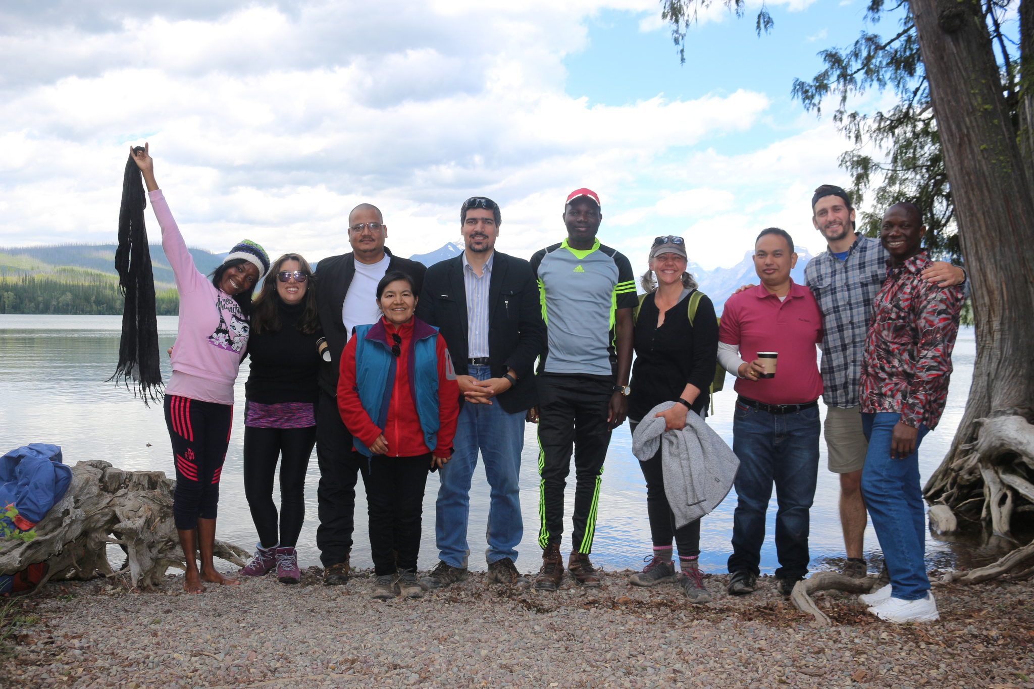 International Students at Glacier Park