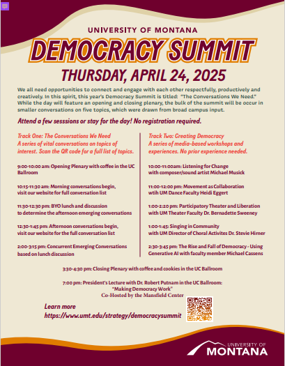 democracy summit flyer