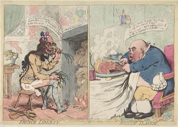 cartoon from french revolution