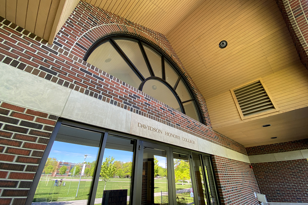 Davidson Honors College Main Front Doors