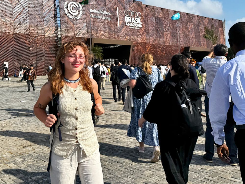 University of Montana senior Maddie Grebb represented Montana’s young people last fall at the world’s largest international climate summit held in Belém, Brazil. (Courtesy photo)