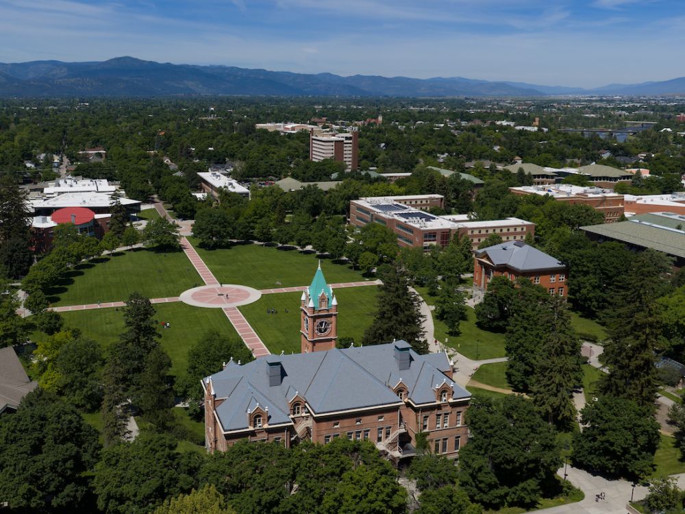 UM Oval from Mt. Sentinel