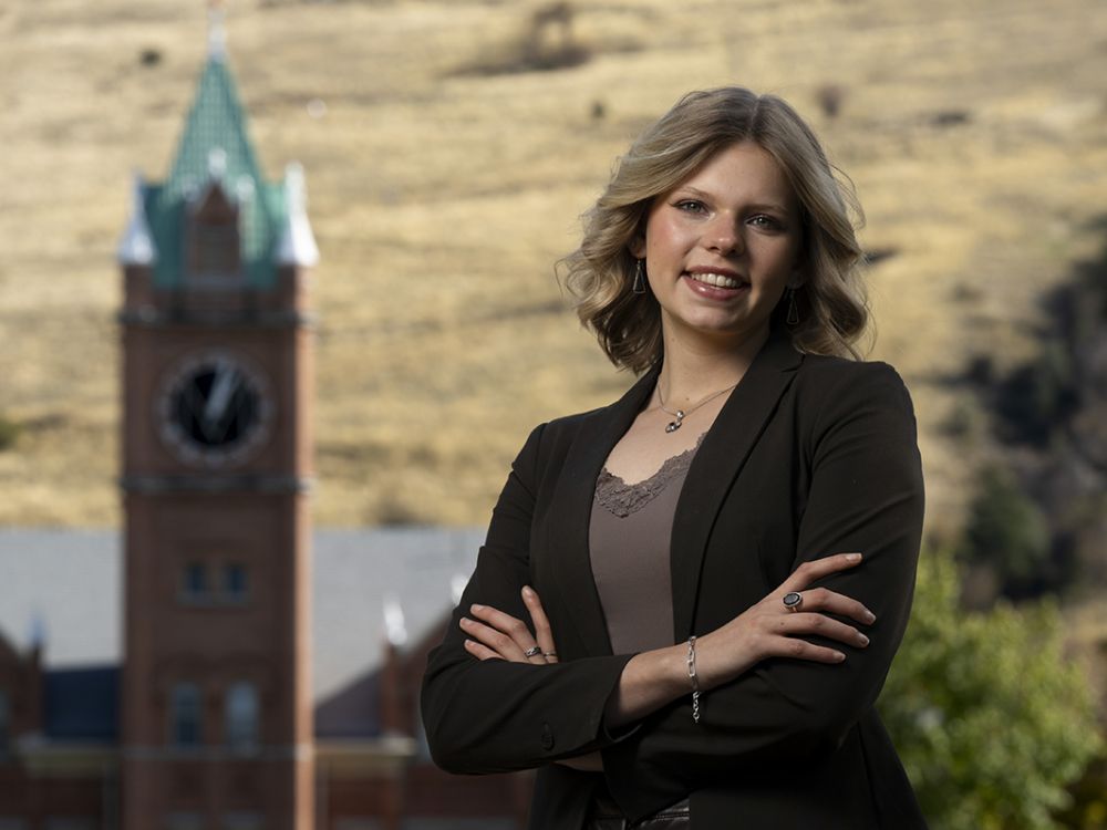 University of Montana pharmacy student Quindy Gronley was appointed by Gov. Greg Gianforte to serve as the student representative on the Montana Board of Regents. (UM Photo by Ryan Brennecke)