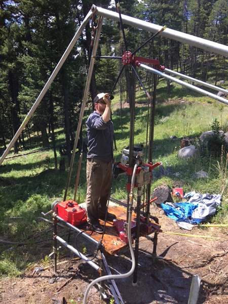 Weinke drill in action.