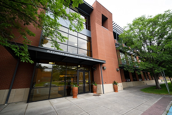 exterior of the UM Law Building