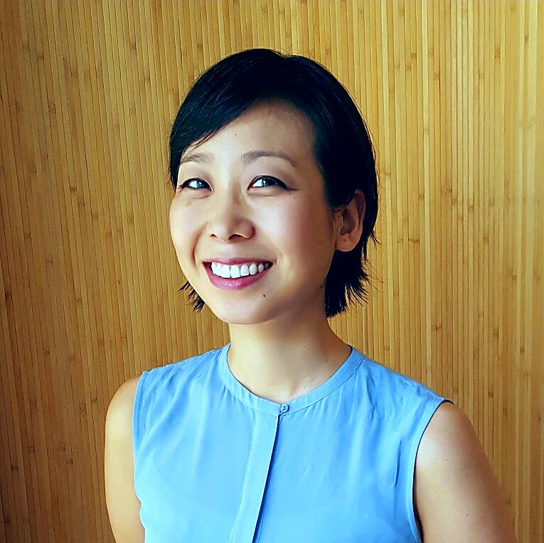 Woman looking at camera.