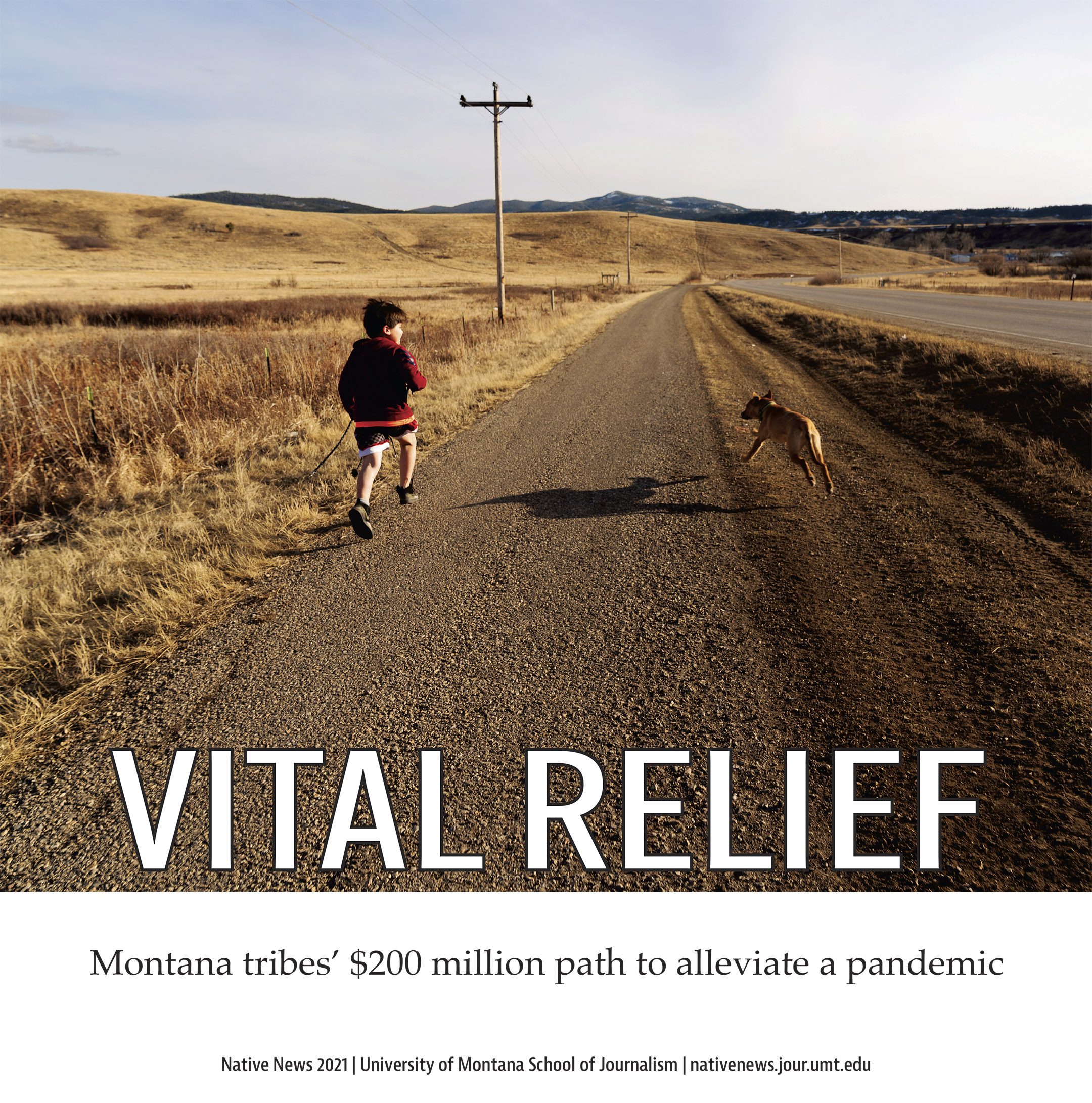 Cover of 2021 Montana Native News: Vital Relief