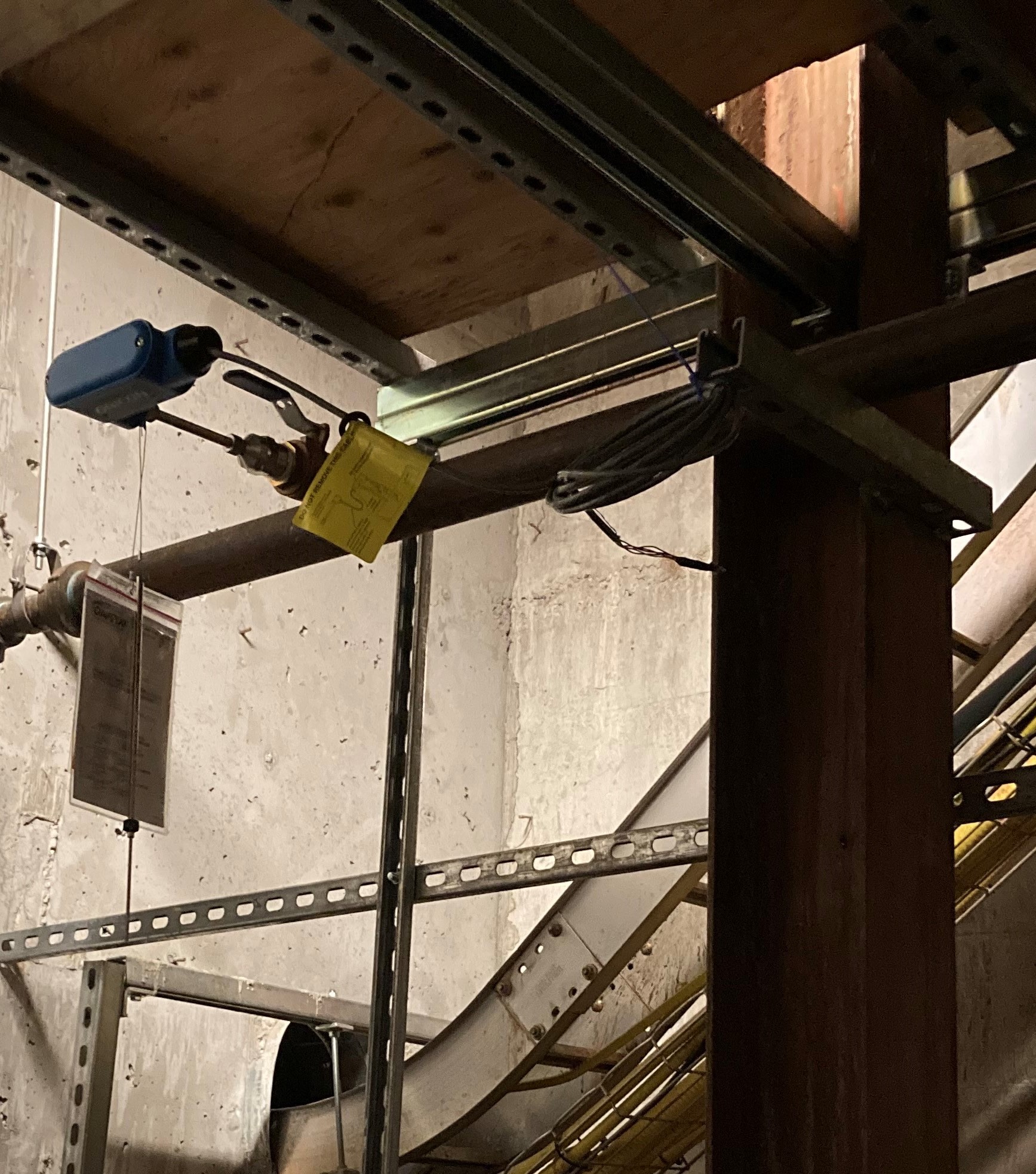 facilities condensate pump in pipes