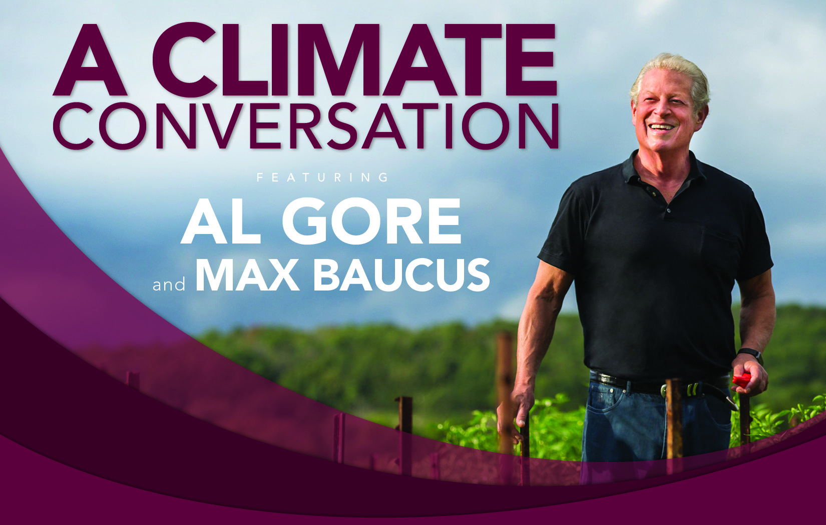 Former VP Al Gore at farm