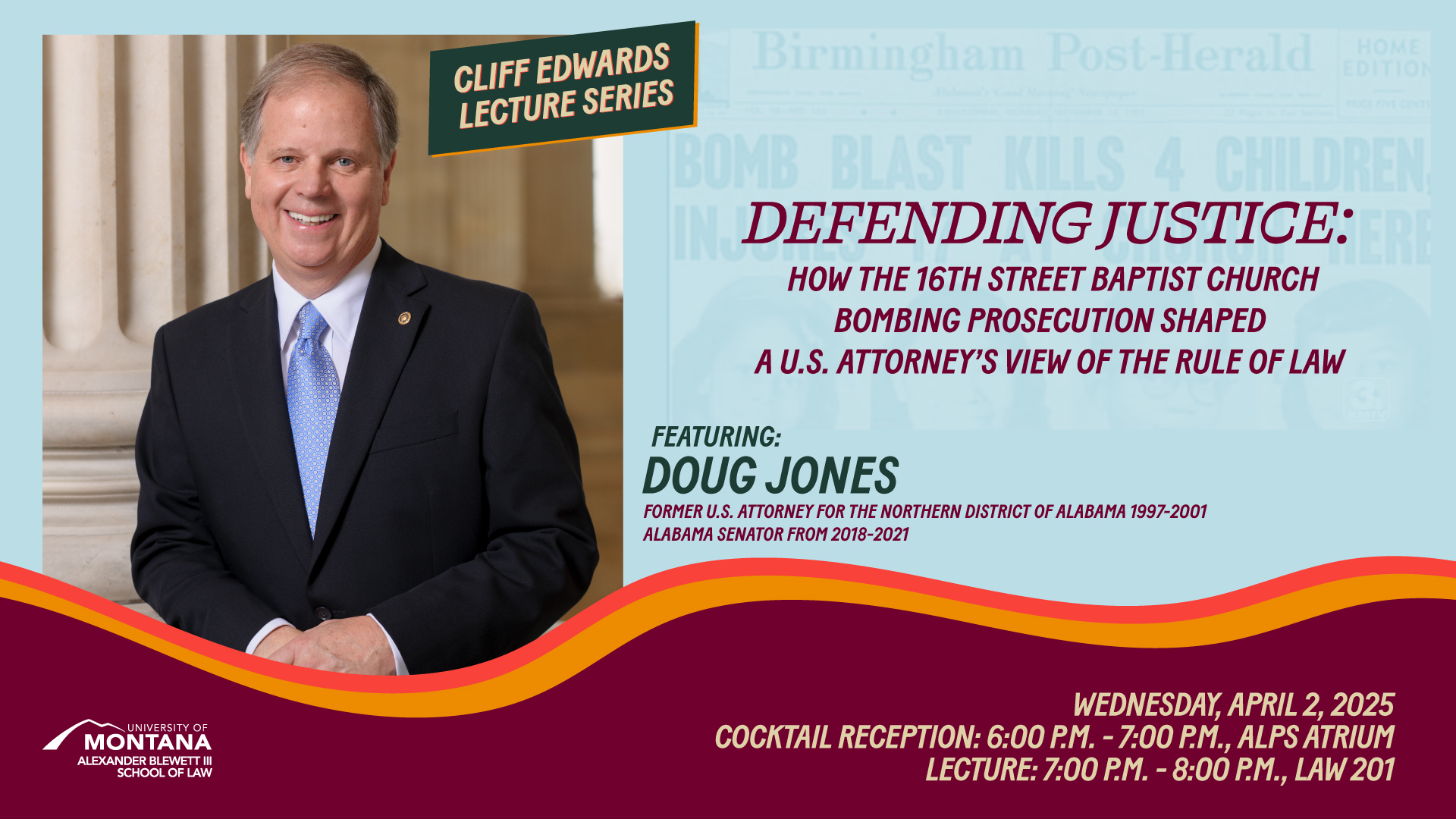 Doug James Lecture, Cliff Edwards Lecture Series