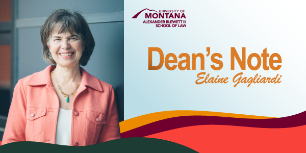 Dean's Note, Elaine Gagliardi