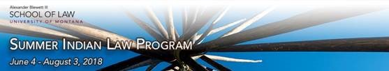 2018 Summer Indian Law Program