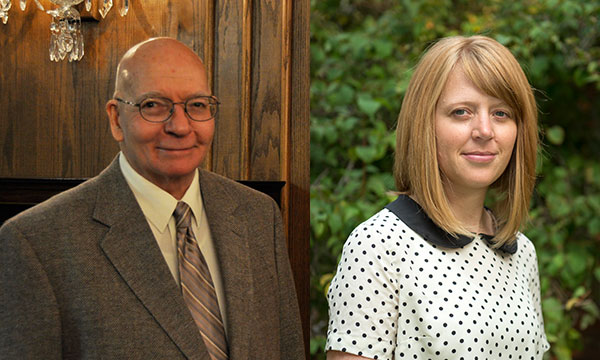 Adjunct Professor Chuck Willey and Associate Professor Hillary Wandler