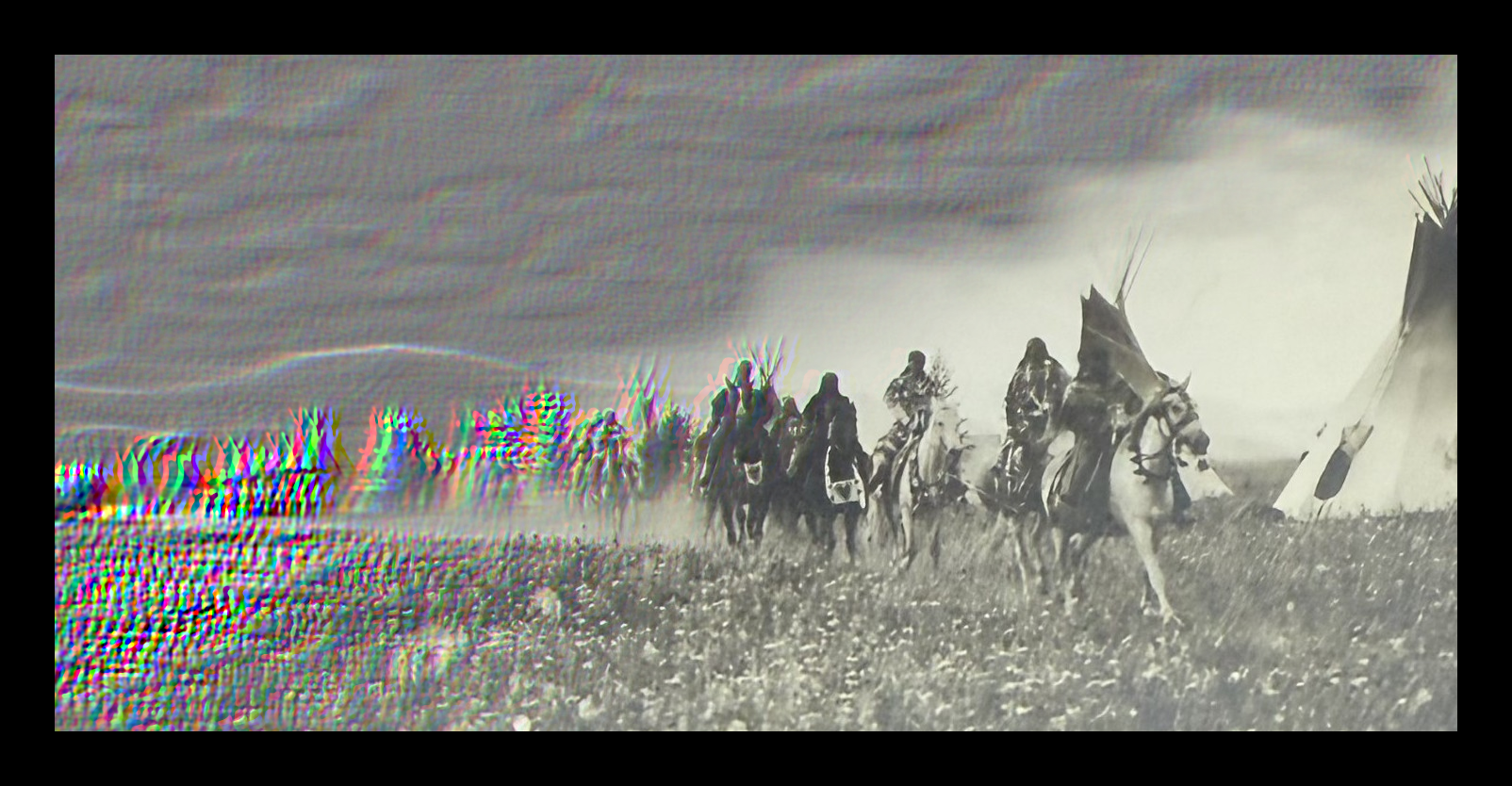 decorative image of native americans by Omaste-win Foster