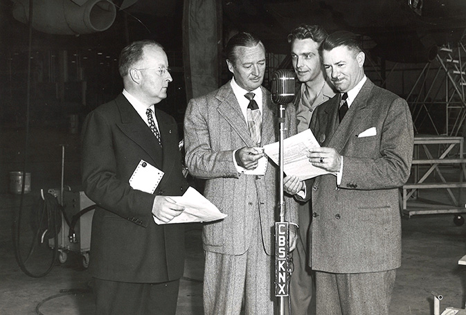 Chet Huntley CBS broadcast