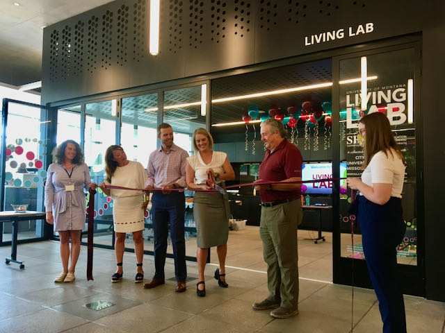 Photo of living lab ribbon cutting