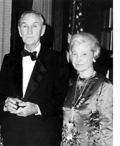 Maureen and Mike Mansfield in evening wear