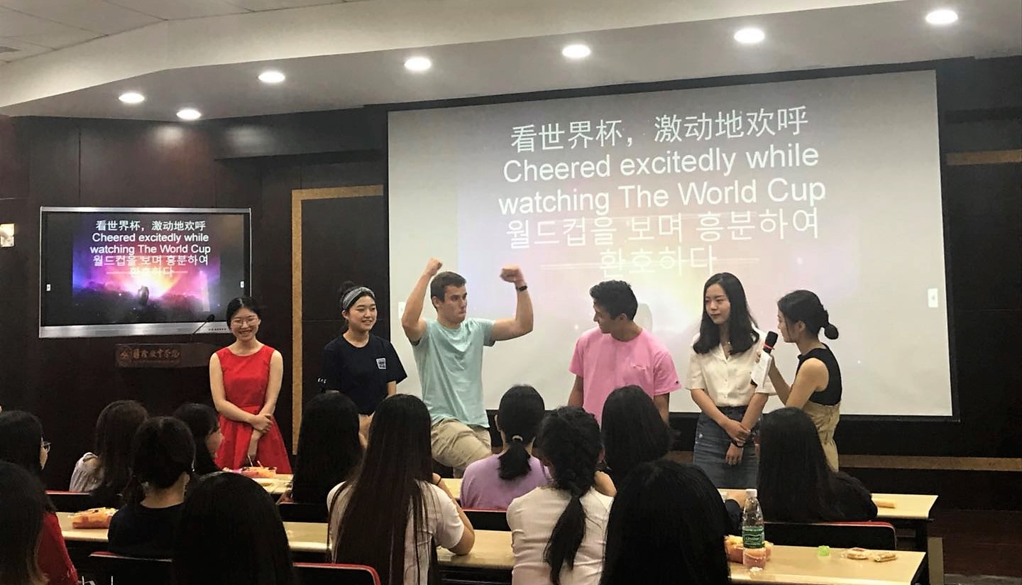 PGO China students at international student gathering.