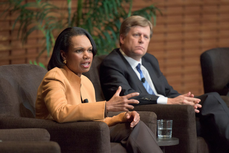 Condoleezza Rice and Michael McFaul