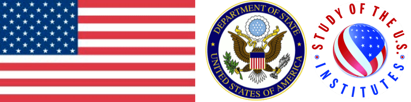 US Flag, US Department of State Logo, SUSI Logo