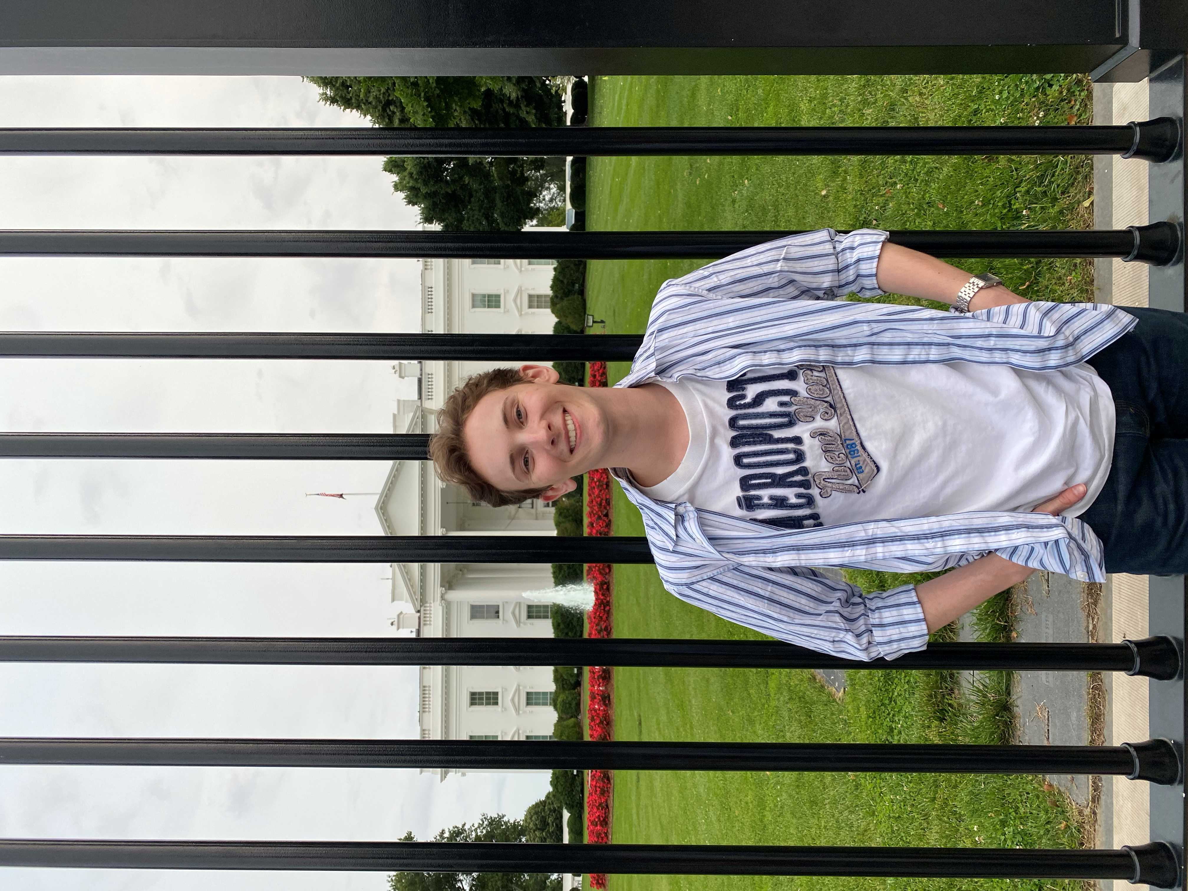 Heath Voy Head Photo outside White House