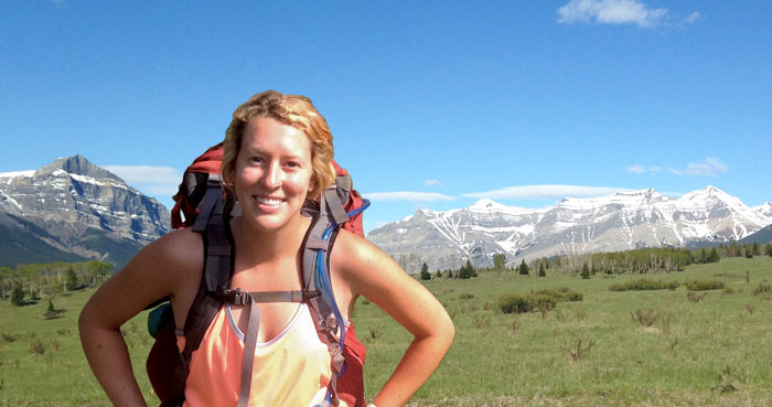 UM student researcher Ellen Brandell