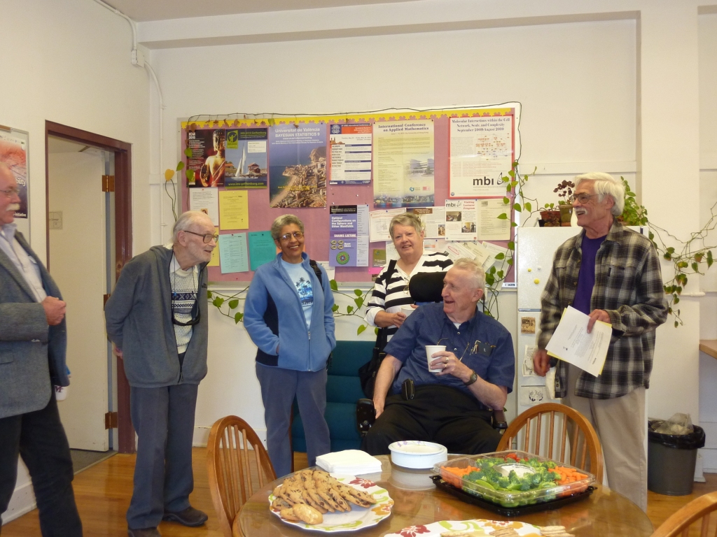 group photo in the faculty lounge