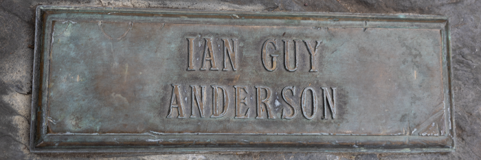 Ian Anderson name marker