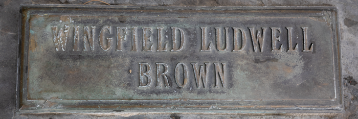 Wingfield Brown name marker