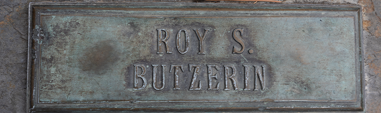Roy Butzerin name marker