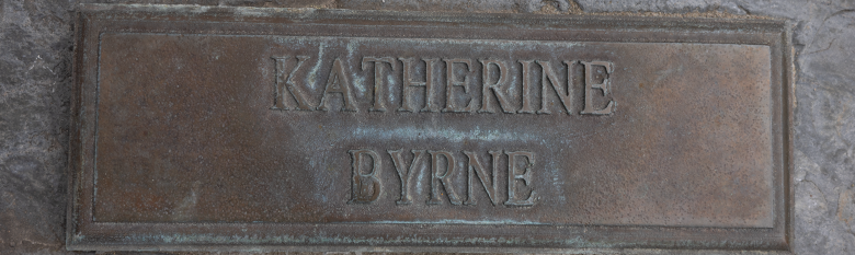 Katherine Byrne name marker