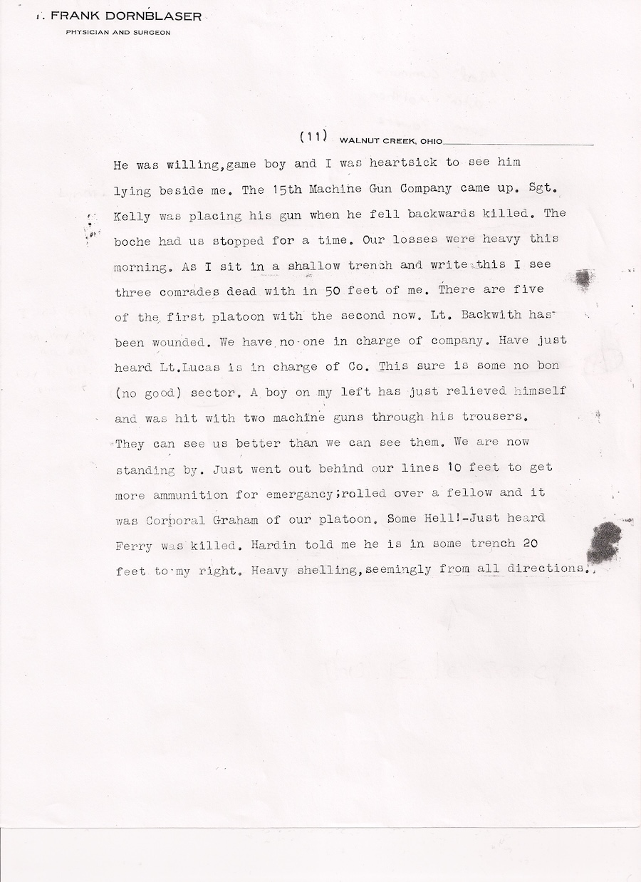 Dornblaser Diary page 2