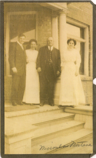 Photo of Paul Dornblaser and friends