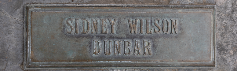 Sidney Dunbar name marker