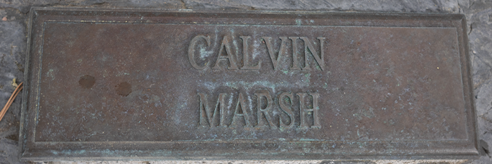Calvin Marsh name marker