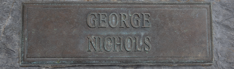 George Nichols name marker