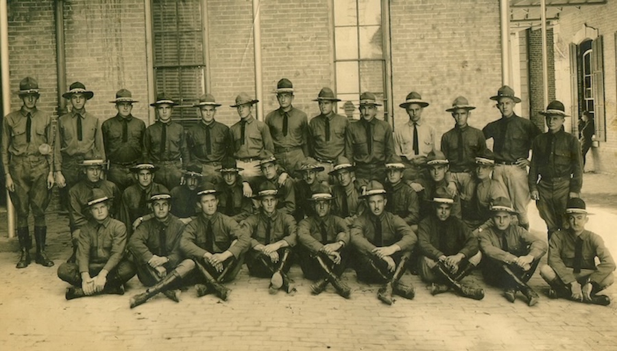 Photo of Simpkins class graduating from ground school.
