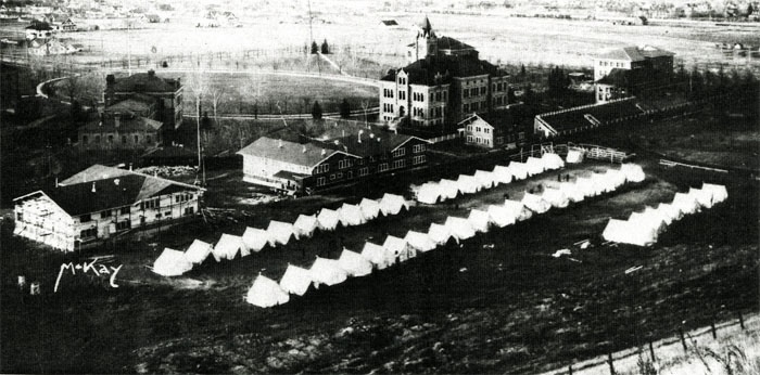 Photo of the SATC Camp on the UM campus.