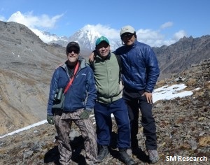 People on a mountain