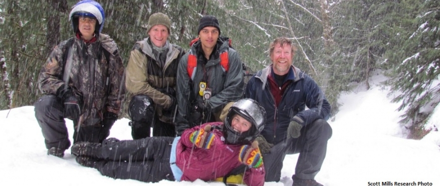 Group photo in the Cascades