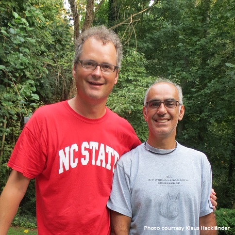 photo of Paulo with another great collaborator, Dr. Klaus Hackländer