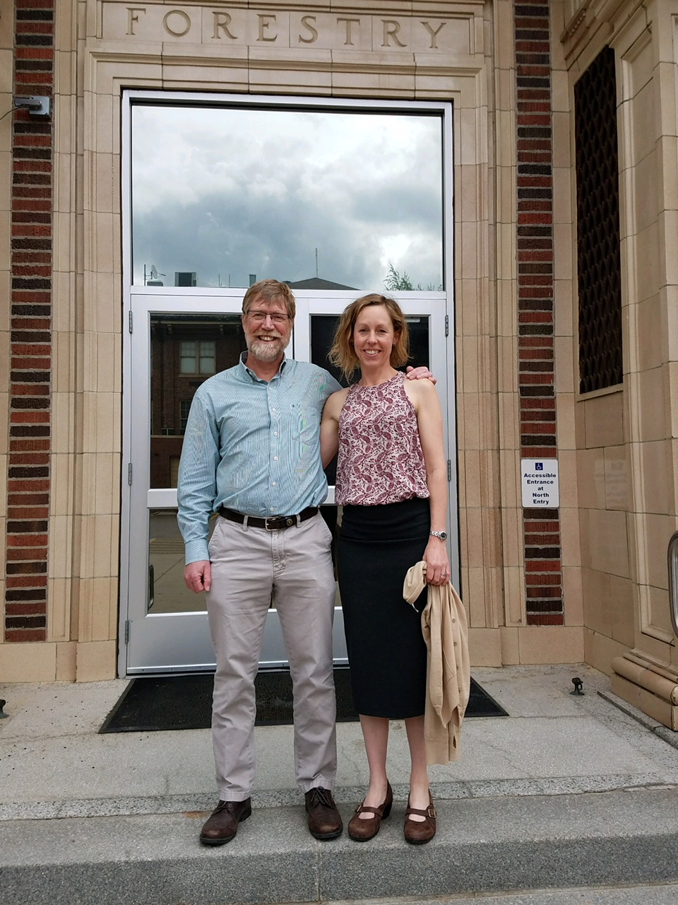 Julia and Scott post defense presentation